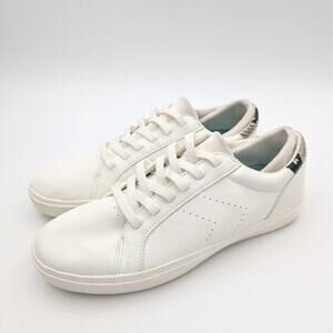 Dr. Scholl's Wink Lace Slip-On Sneaker Shoes Women's White Size US9.5M EU40.5